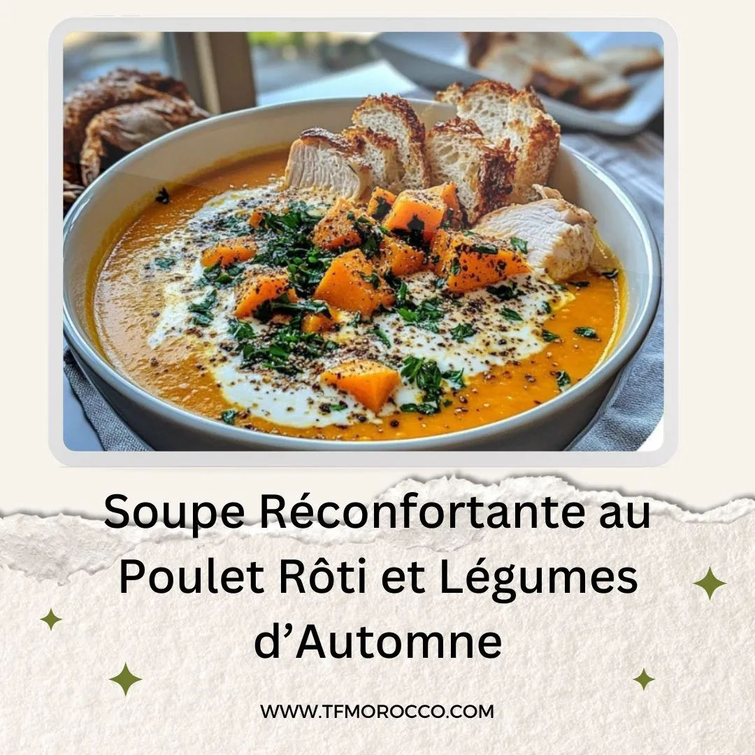 soupe de poulet rôti soupe de poulet rôti
