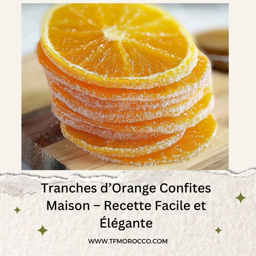 Tranches d’Orange Confites Une Gourmandise Élégante et Facile à Réaliser - recette française facile