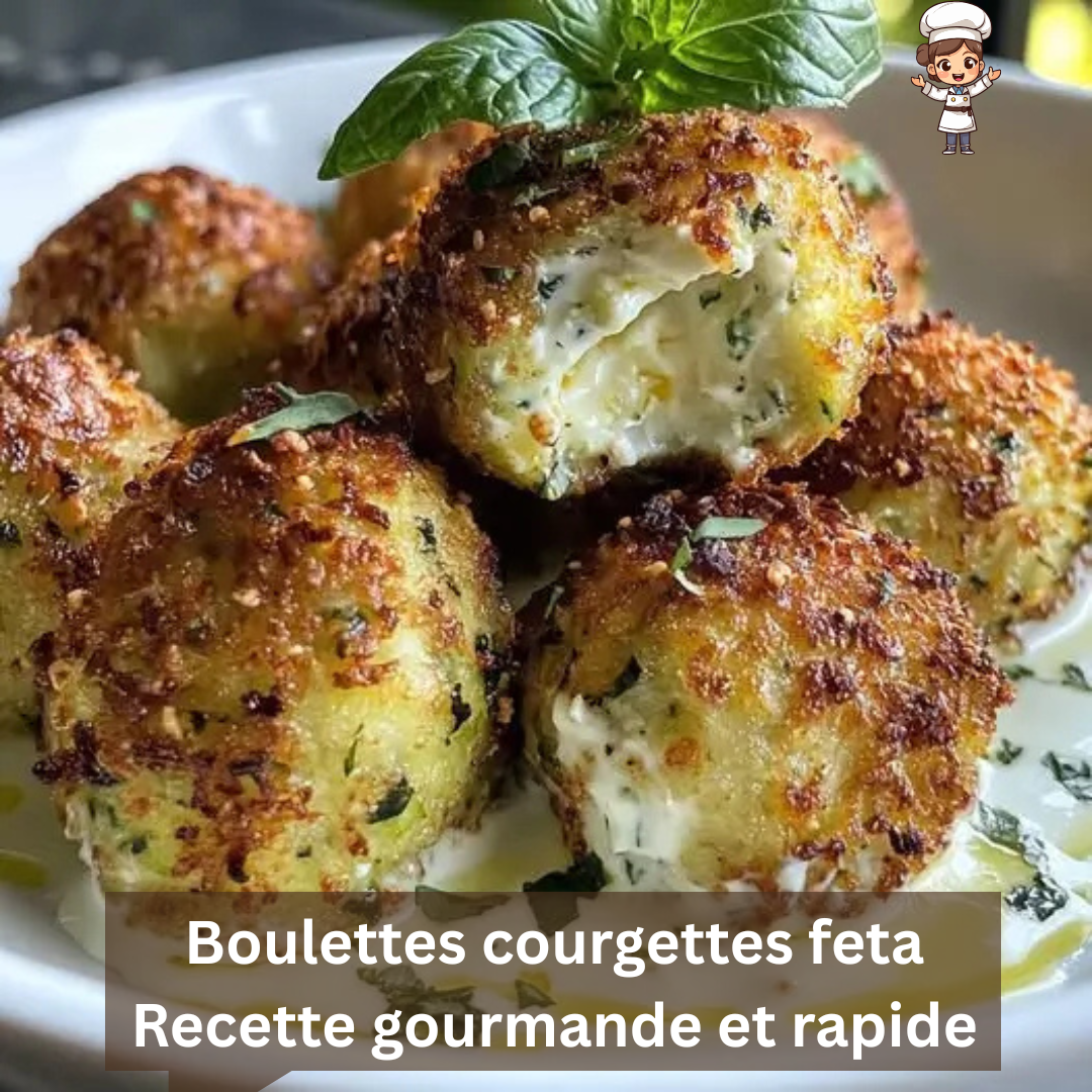 Boulettes courgettes feta Recette gourmande et rapide - recette française facile