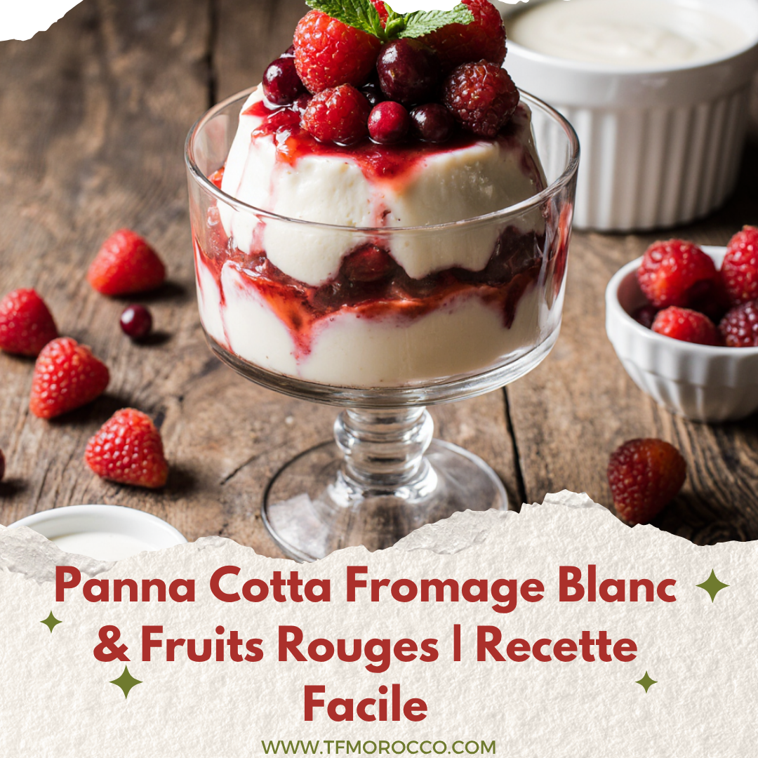 Panna Cotta Fromage Blanc & Fruits Rouges | Recette Facile - recette française facile