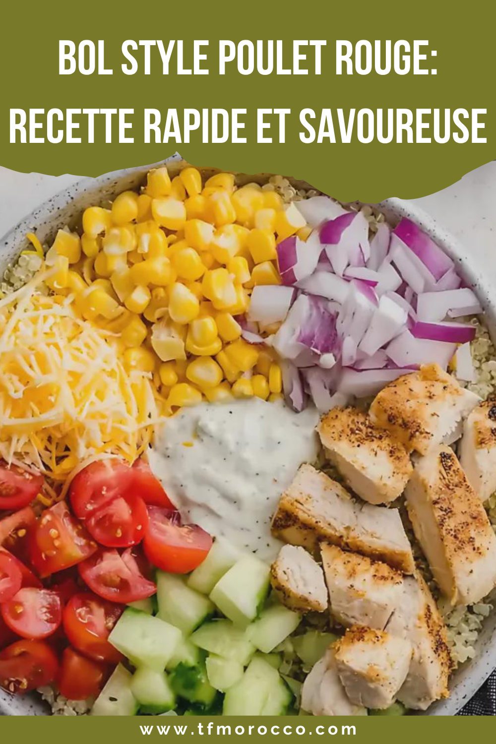 Bol Style Poulet Rouge Recette Rapide et Savoureuse Bol Style Poulet Rouge Recette Rapide et Savoureuse