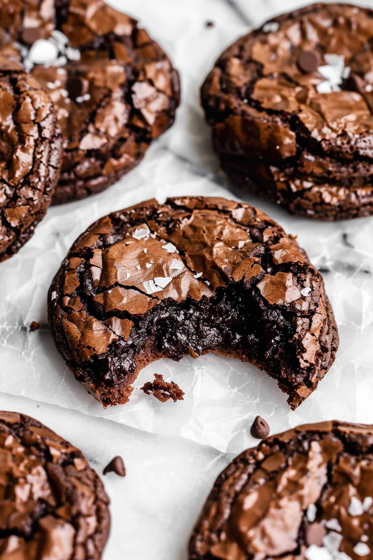 Brookies au Chocolat Moelleux et Craquelés
