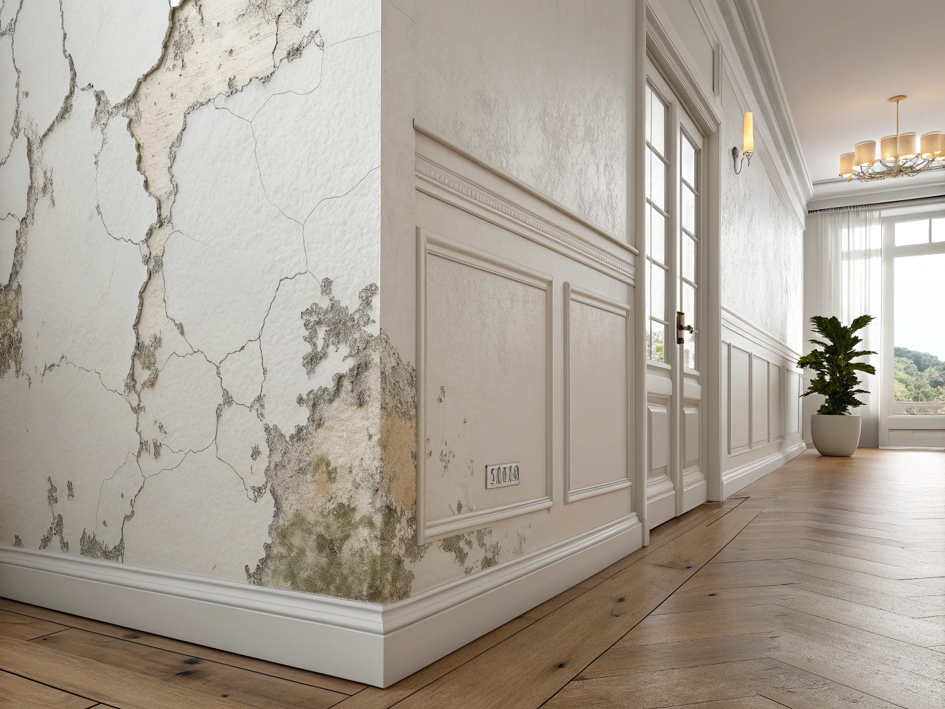 Salpêtre sur les murs : causes, solutions et prévention